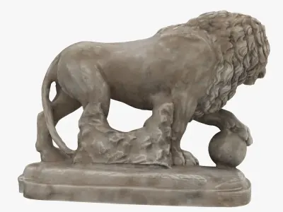 Vacca Medici Lion 3D model