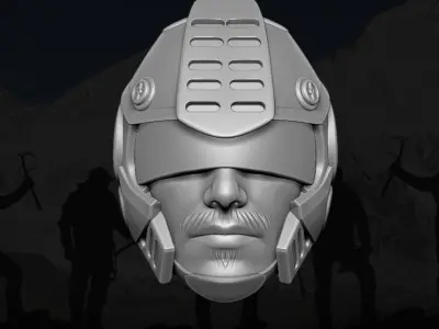 Rock Viper GI Joe Fan Art 3D printable File For Action Figures 3D print model