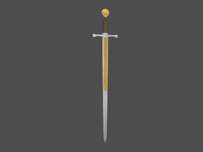 Excalibur sword 3D model