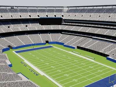 MetLife Stadium - New York - Jets Giants - USA 3D model