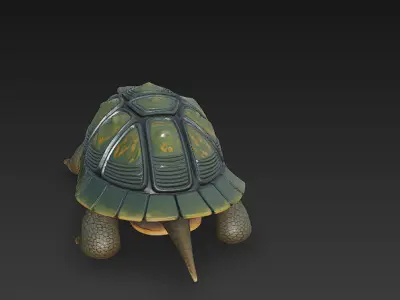 Turtle Realistic 3D Model - Low Poly Realistic Low-poly 3D model