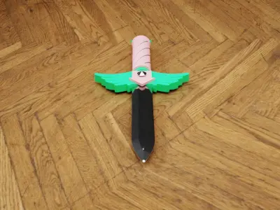 Squid Game-Inspired Knife 3D model