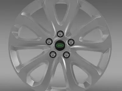 RangeRover Vogue SDV8 rim 3D model