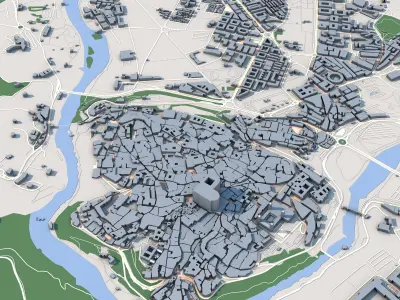 Toledo City Spain 3D model