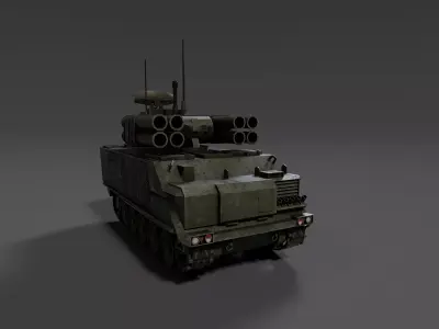 ADATS M113 - Anti-Air and Anti-Tank System - Game Ready lowpoly Low-poly 3D model