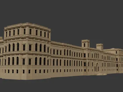 Istanbul Technical University Faculty of Management Building No1 3D model