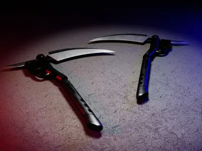 Mowers Scythe Free 3D model