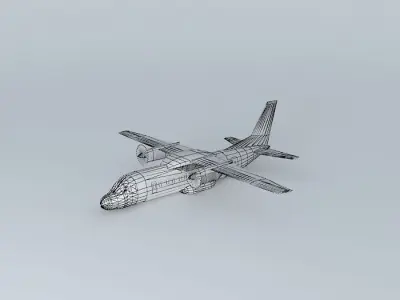 Yakutia Airlines An 140 Free 3D model