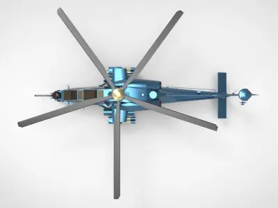 Agusta A129 Mangusta A 3D model