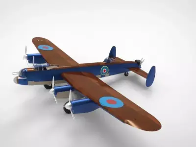 Avro Lancaster 3D model