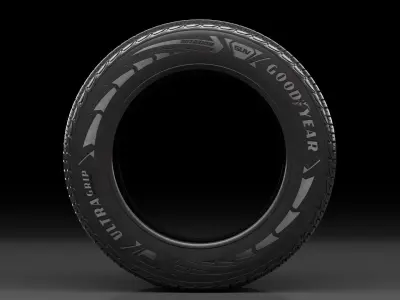 R18 Goodyear UltraGrip SUV tire 3D model