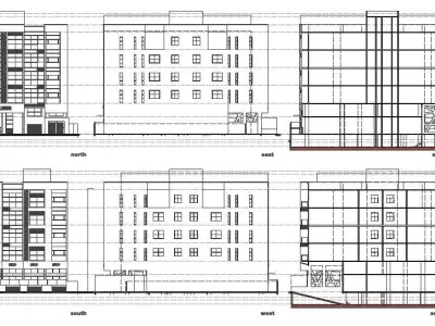 Commercial Building Concept 3D model