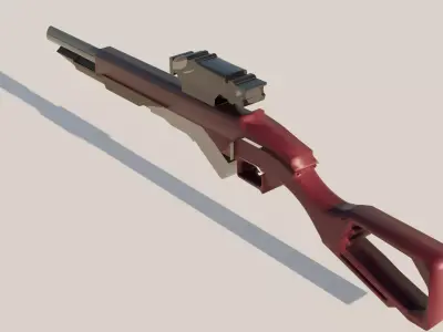 sort gun Free 3D model