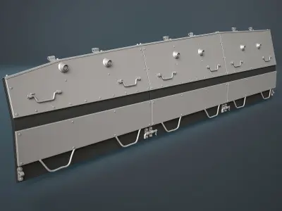 Nizh Ukrainian Reactive Armour High-Poly 3D model