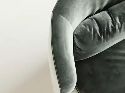 Swivel Armchair Free 3D model
