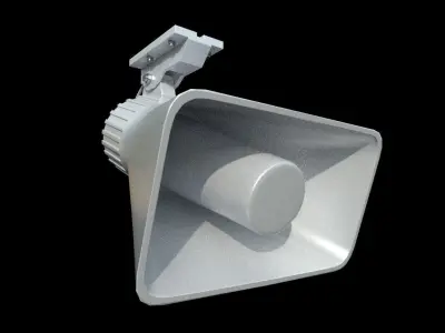 Outdoor Megaphone 01 Low-poly 3D model