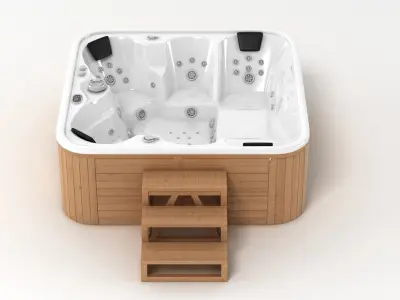 Whirlpool 4 Person Hot Tub 3D model