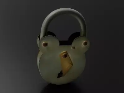Padlock 1 3D print model