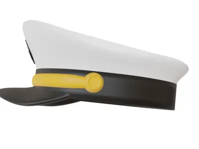 Captain Hat 3D model