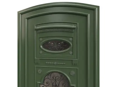 Entrance classic door the 95 3D model