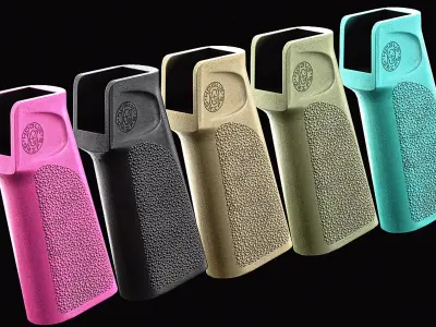 Hogue 15 Grip AR15 M16 Low-poly 3D model