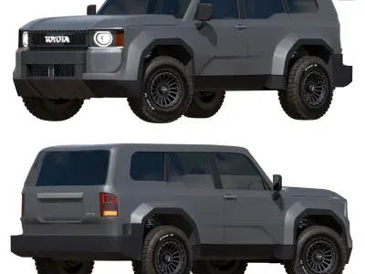 TOYOTA LAND CRUISER 250 3D model