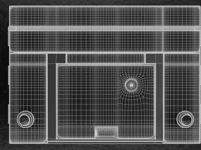 Car Battery Type C 3D model