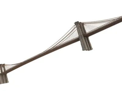 Brooklyn Bridge 3D model