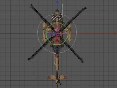 UH-60 Blackhawk IDFAF 3D model