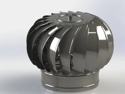 Turbo deflector 3D model