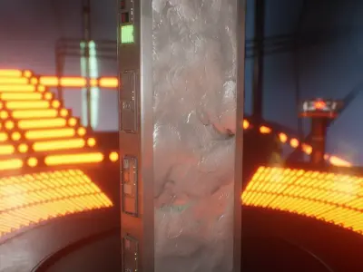 Carbonite Slab Low-poly 3D model
