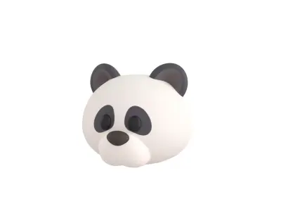 Prop146 Panda Head 3D model