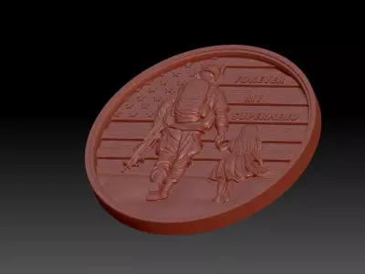 Superhero 3D print model