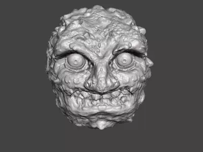 MM THE EVIL MOON MINIATURE MODEL FOR FANTASY GAMES RPG AND DND 3D print model