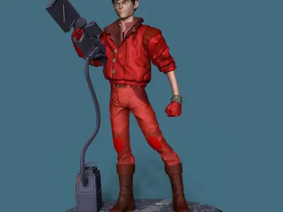 Kanade from Akira 3D print model