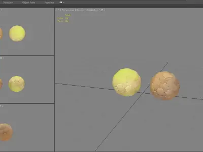 Game Trap - Cartoon Rolling Stones Low-poly 3D model
