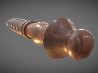 Billy Club Low-poly 3D model