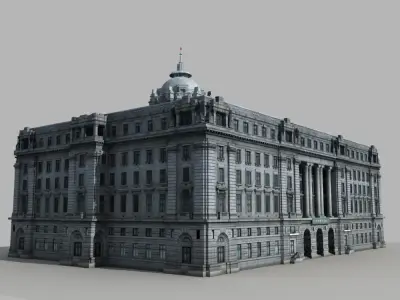European Building 3D model