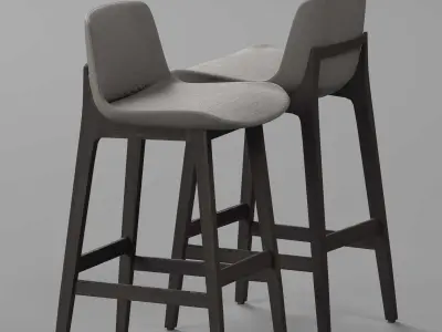 POLIFORM SGABELLO VENTURA Render Ready Vray Corona Free 3D model