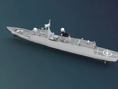 Type 054A frigate 3D model