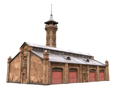 Old Fire Department 3D model