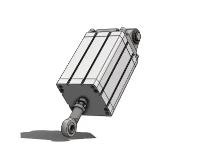 Cilindro Festo 536393 ADN 125 140 A P A Pneumatic Cylinder 3D model