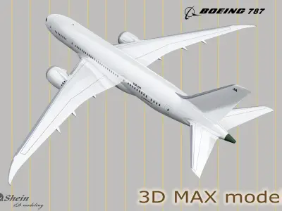 BOEING-787 boeing max 3D model