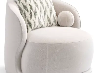 Teddy Accent Armchair By Wilko Free low-poly 3D model