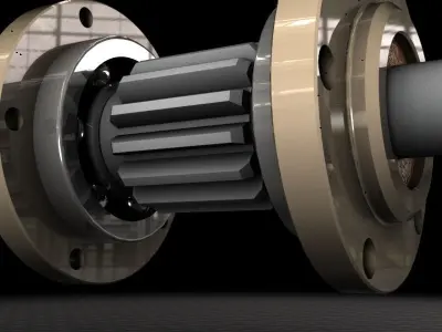 Reducer Shaft Free 3D model