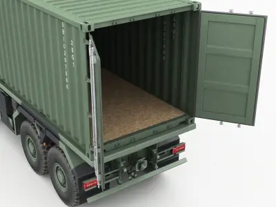 RMMV HX3 Container Truck 3D model