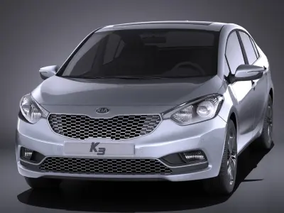 Kia Cerato k3 forte 2016 VRAY 3D model purchase