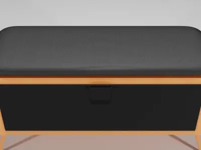 Modern Shoe Rack 3D Model - Perfect for Home and Office Renders Free 3D model