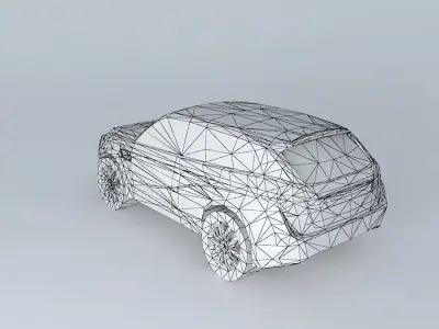 Car NERG E1 template Free 3D model