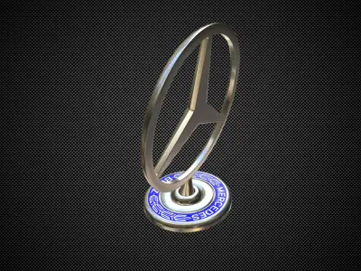 mercedes benz logo 3D model